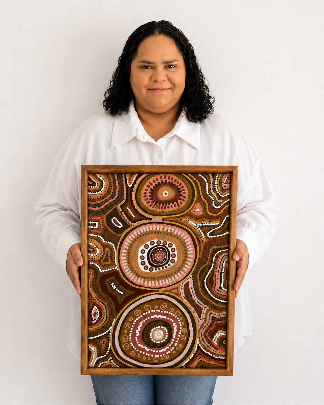 Portrait of Alannah Brown, contemporary Aboriginal artist